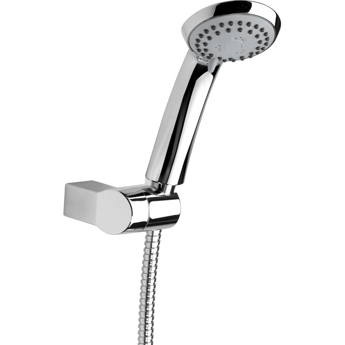 Лійка для душу Ferro Sole Chrome U300 (трирежимна, зі шлангом та тримачем), фото 