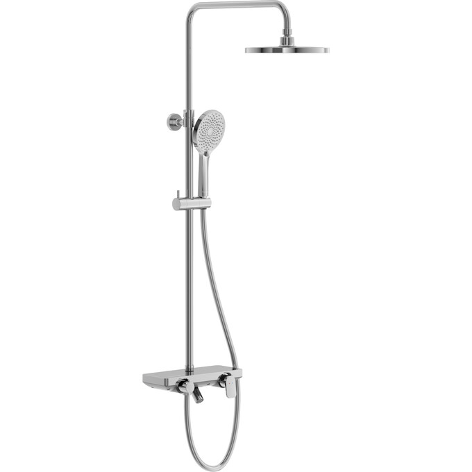 Душевая система Imprese Modus D Chrome t030B08201SQ (хром, с изливом и полкой), Цвет производителя: хром, фото 