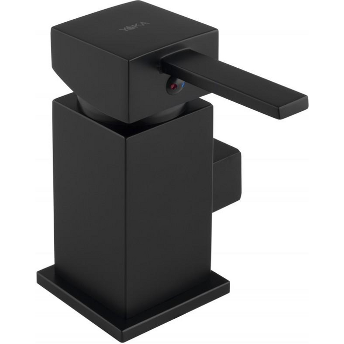 Змішувач на борт ванни Yoka Afeo Black Matt BW.AFEO-BLK (чорний матовий, на три отвори), фото , изображение 4