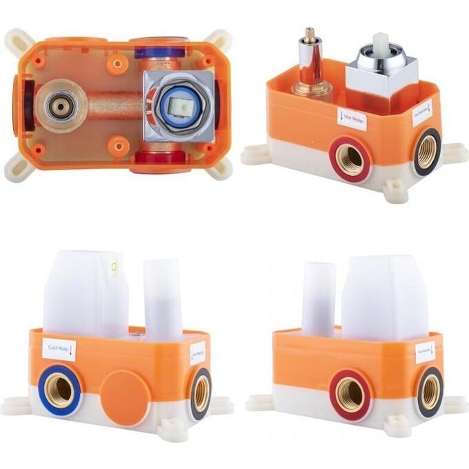 Душевая система Yoka Dual Chrome BP.DUAL (скрытого монтажа), фото 5