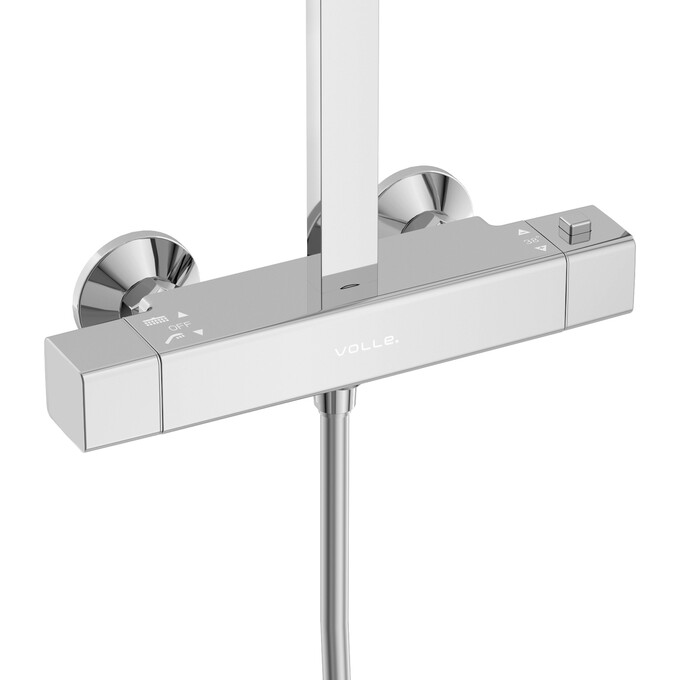 Душевая система с термостатом Volle Sistema D Chrome 1599.090101 (хром), Цвет производителя: хром, фото 2