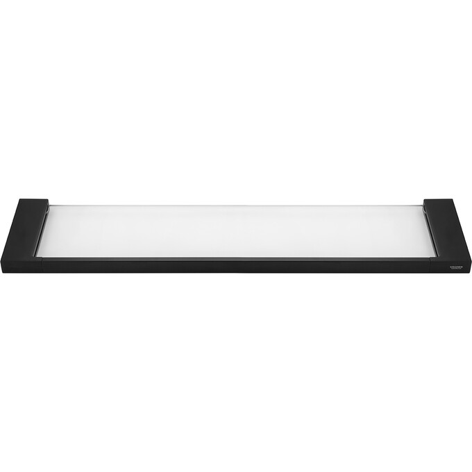 Полка в ванную Kroner KRP Edelstahl Kubus Black Matt Kubus-SCH3907 (57.5x12 см, черная матовая, настенная), фото 2