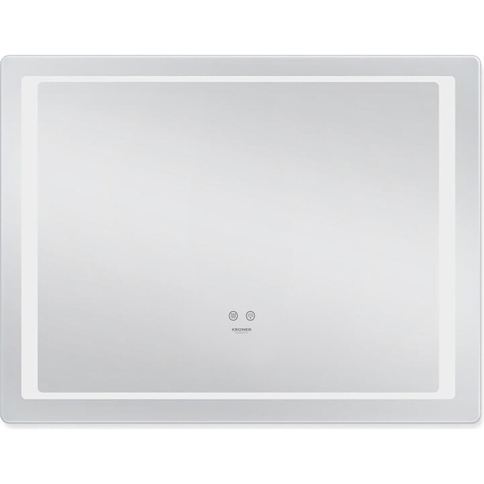 Зеркало для ванной комнаты Kroner KRP Spiegel HR2-9070 (90x70 см, с подсветкой и антизапотеванием), Доступные размеры: 90 x 70, фото 2