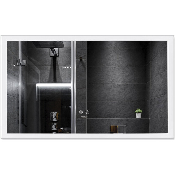 Зеркало для ванной комнаты Kroner KRP Spiegel HR3-10060 (100x60 см, с подсветкой и антизапотеванием), фото 