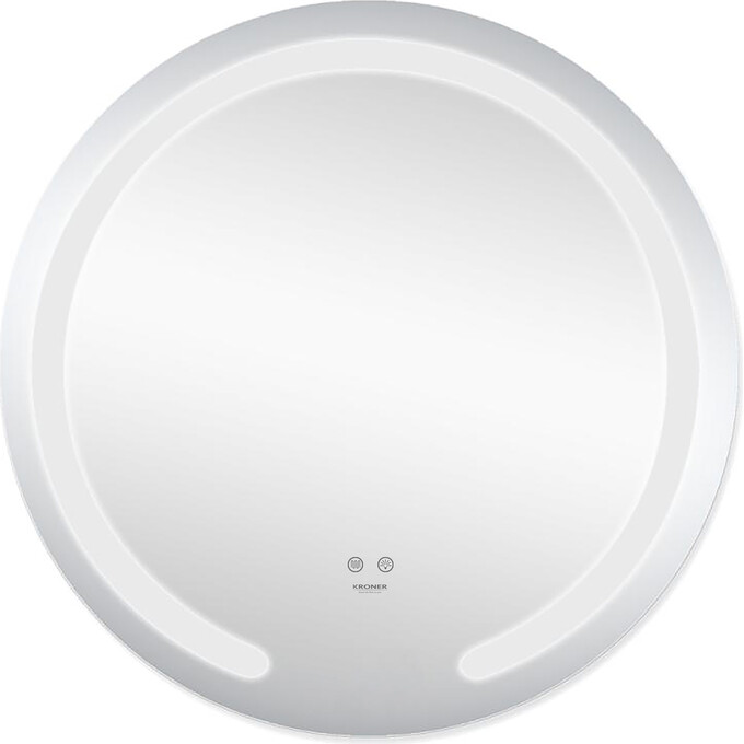 Зеркало для ванной комнаты Kroner KRP Spiegel R1-6060 (60x60 см, с подсветкой и антизапотеванием), фото 2