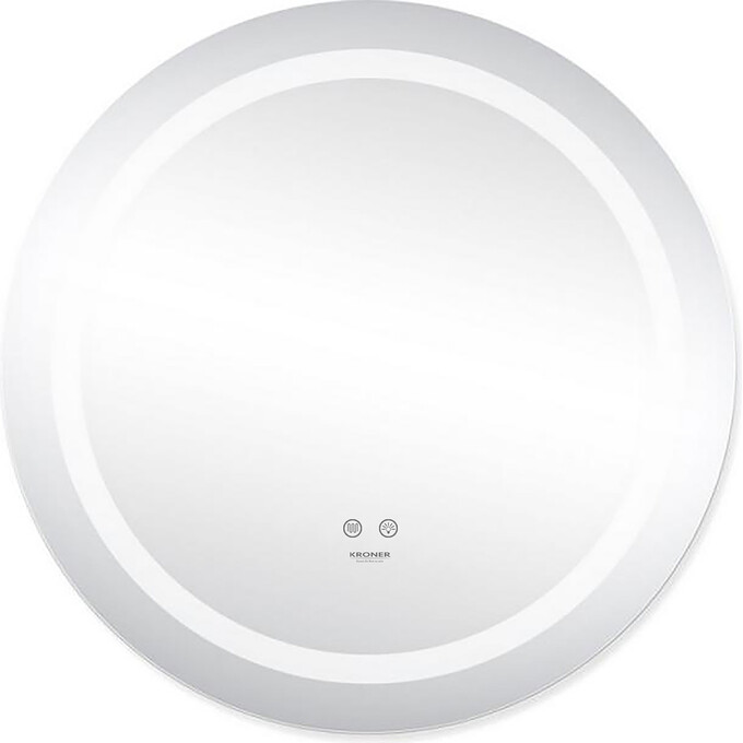 Зеркало для ванной комнаты Kroner KRP Spiegel R2-6060 (60x60 см, с подсветкой и антизапотеванием), фото 3