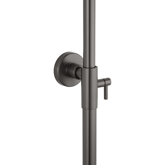 Душевая система Kroner KRP Makon Graphite Matt KRP Makon-GRP063T (матовый графит, с изливом), Цвет производителя: матовый графит, фото 8