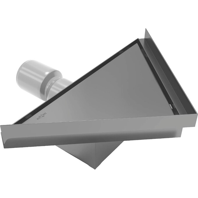 Душевой трап Mexen Flat Black Matt MEX-1710320 (20x20 см, черный матовый), Цвет производителя: черный матовый, Доступные размеры: 20 x 20, фото 5