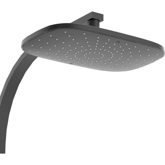 Душевая система с термостатом Volle Sistema D De La Noche 1599.090104 (черная матовая), Цвет производителя: черный матовый, фото 4