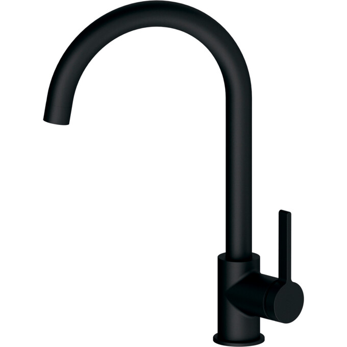 Смеситель для кухни Volle Mora De La Noche 1537.110104 (черный матовый), фото 