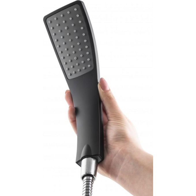 Змішувач на борт ванни Yoka Ruba Black Matt BZ.RUBA-3-BLK (чорний матовий, каскадний вилив, на три отвори), фото , изображение 6