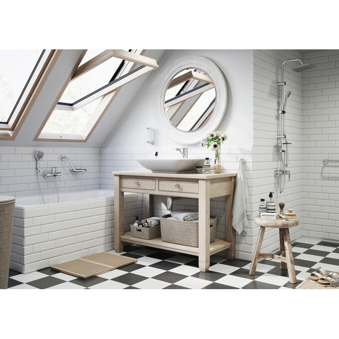 Смеситель для ванны Ferro Algeo Chrome BAG1, Цвет производителя: хром, фото 8