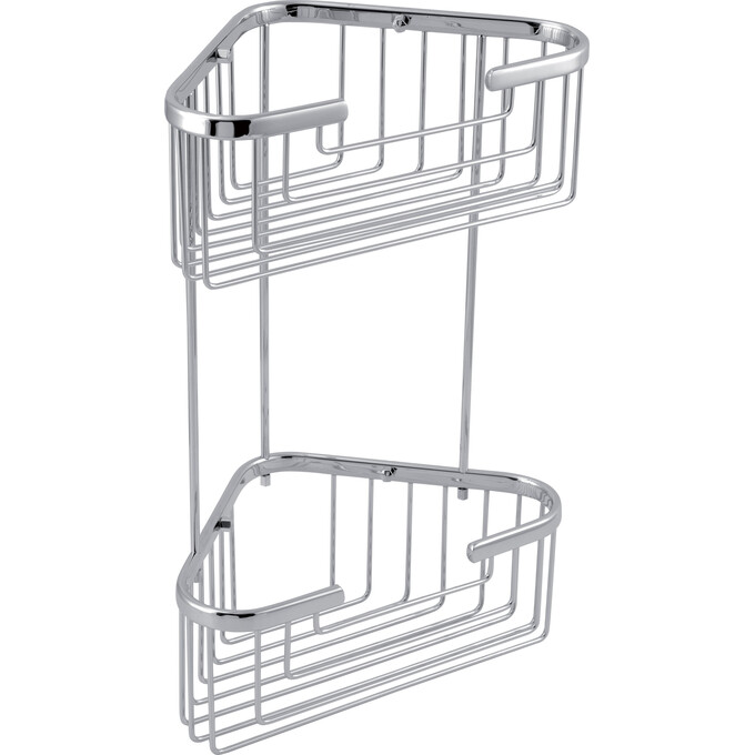 Полиця для душу Ferro Chrome 6078.0 (2-х ярусна, кутова), фото 