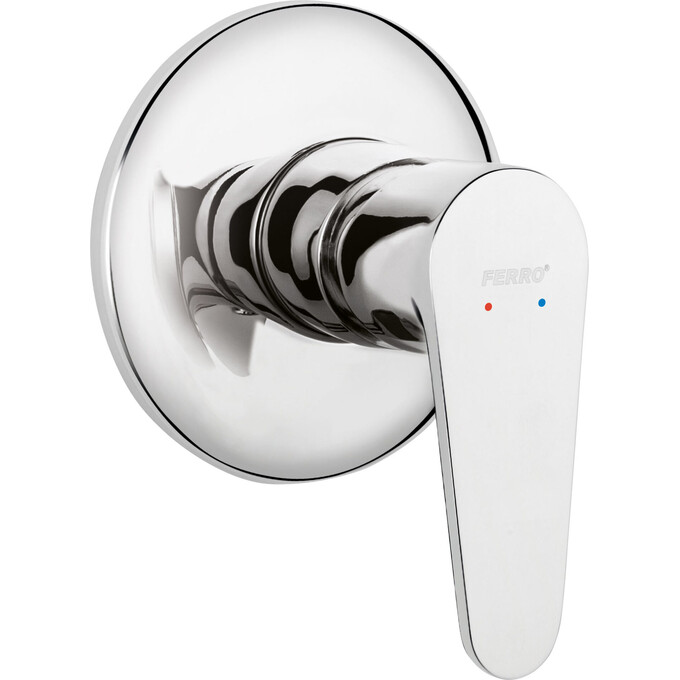 Змішувач прихованого монтажу Ferro Algeo Chrome BAG7PA (внутрішня частина в комплекті), фото 