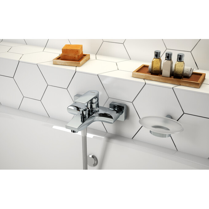 Змішувач для ванни Ferro Algeo Square Chrome BAQ1, фото , изображение 7