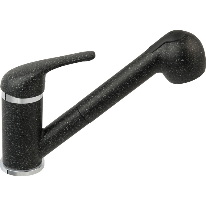 Змішувач для кухні Ferro Freya Graphite BFR8B (графітовий, з висувною лійкою), Колір виробника: графіт, фото 