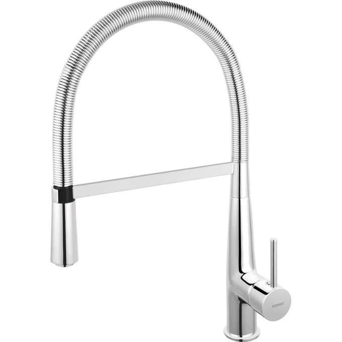 Змішувач для кухні Ferro Sonata Chrome BNA4 (з гнучким виливом), фото 