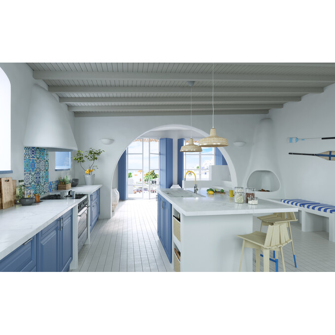 Змішувач для кухні Ferro Zumba BZA4C, Колір виробника: хром, жовтий, фото , изображение 4