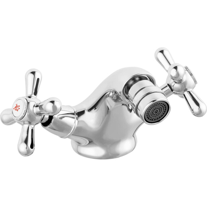 Змішувач для біде Ferro Retro New Chrome XD6 (з донним клапаном), фото 