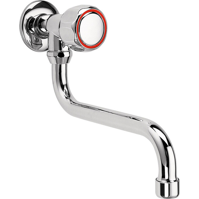 Кран для умивальника Ferro Standard Chrome Z39 (без змішування), фото 