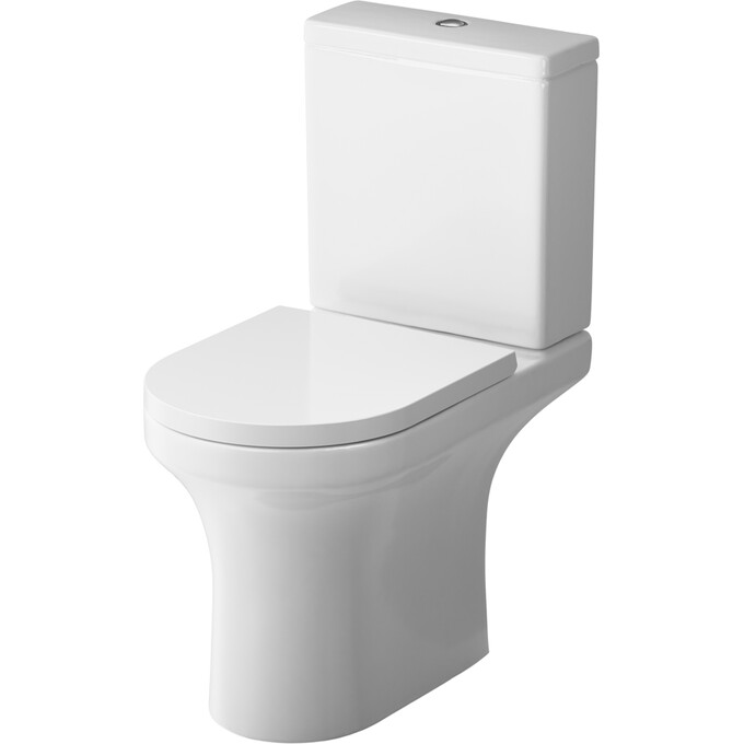 Безободковый унитаз-компакт Am.Pm X-Joy CXA8601SC (с сиденьем), фото 