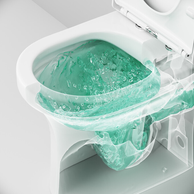 Безободковый унитаз-компакт Am.Pm X-Joy CXA8601SC (с сиденьем), фото 9