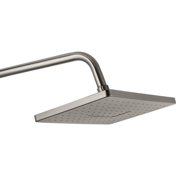 Душевая система Agua Acero Avion 04354AM (Acero-04354AM, графит, с изливом, полкой и гигиеническим душем), фото 10