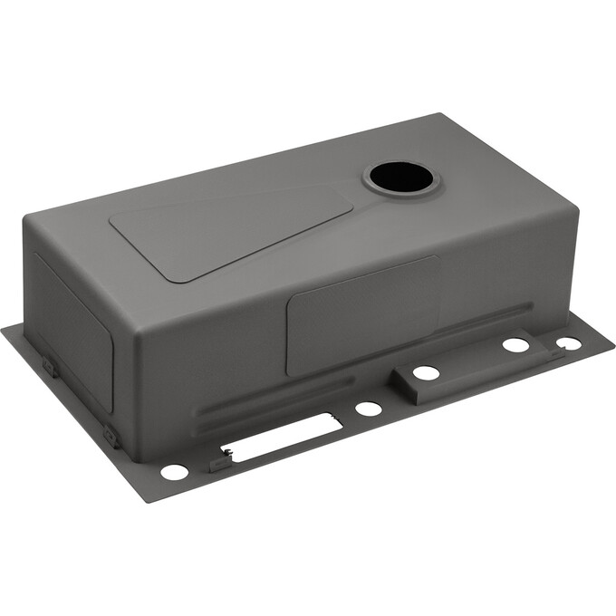 Кухонная мойка со смесителем и краном Kroner KRP Schwarze Grey Matt Schwarze-SET7545NGPVD (75x46 см, 3.0/0.8 мм, с доской, двумя коландероми, ополаскивателем для стаканов, дозатором и сифоном), фото 5