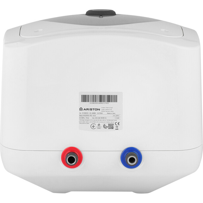 Бойлер Ariston Andris Rs 10/3 3100631 (10 л, 1200 Вт, мокрий ТЕН), фото , изображение 4