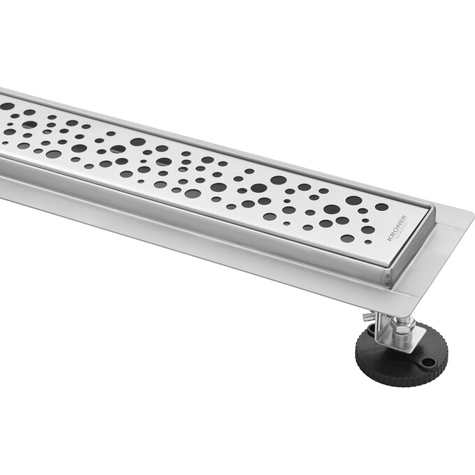 Душевой трап Kroner KRP Eifel M60 Muster Eifel-M60Muster (60 см, нержавейка), Цвет производителя: нержавейка, Доступные размеры: 60, фото 3