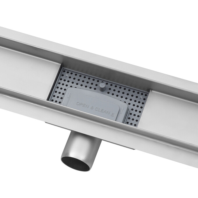 Душевой трап Kroner KRP Eifel F70 Fliese Eifel-F70Fliese (70 см, нержавейка), Цвет производителя: нержавейка, Доступные размеры: 70, фото 2