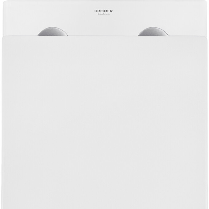 Безободковый подвесной унитаз Kroner Eifel Tornado WHI493436 (EifelWHI493436, с сиденьем), фото 8