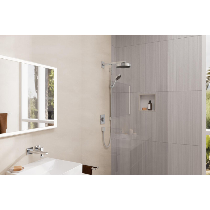 Змішувач прихованого монтажу для ванни з термостатом Hansgrohe ShowerSelect Comfort E Chrome 15572000+01500180 (хром, внутрішня частина в комплекті), Колір виробника: хром, фото , изображение 5