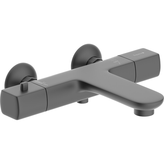 Смеситель для ванны с термостатом Imprese Bilovec Black Matt f03200910AA (черный матовый), Цвет производителя: черный матовый, фото 