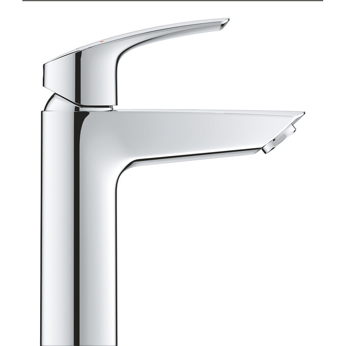 Змішувач для умивальника Grohe Eurosmart M-Size Chrome 23923003 (з донним клапаном), фото , изображение 2