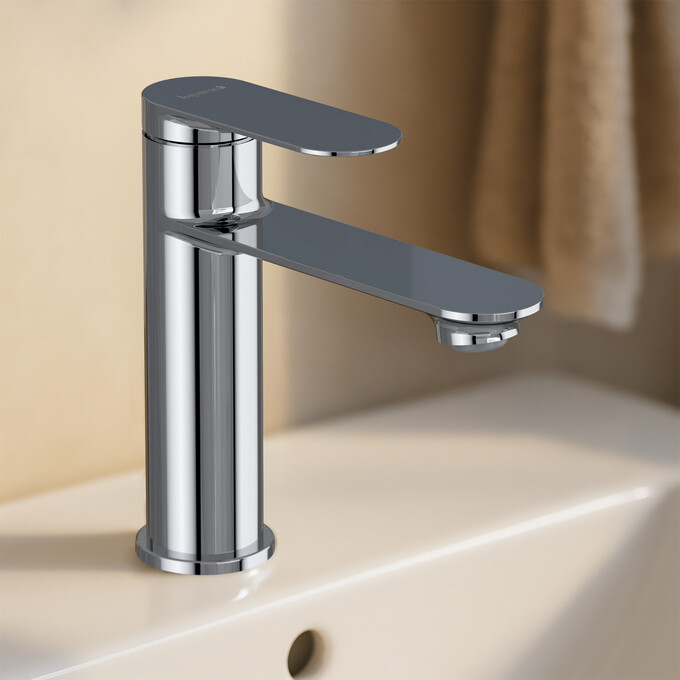 Змішувач для умивальника Imprese Plesna Chrome f03511201AA, фото , изображение 2