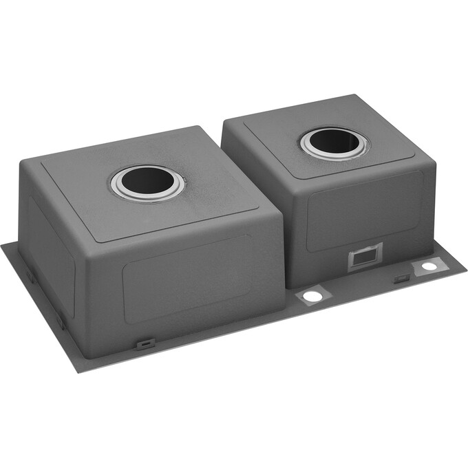 Подвійна кухонна мийка Kroner KRP Gebürstet 7843ZHM (Geburstet-7843ZHM, 78x43 см, 3.0/1.0 мм, з коландером та сифоном), фото , изображение 8