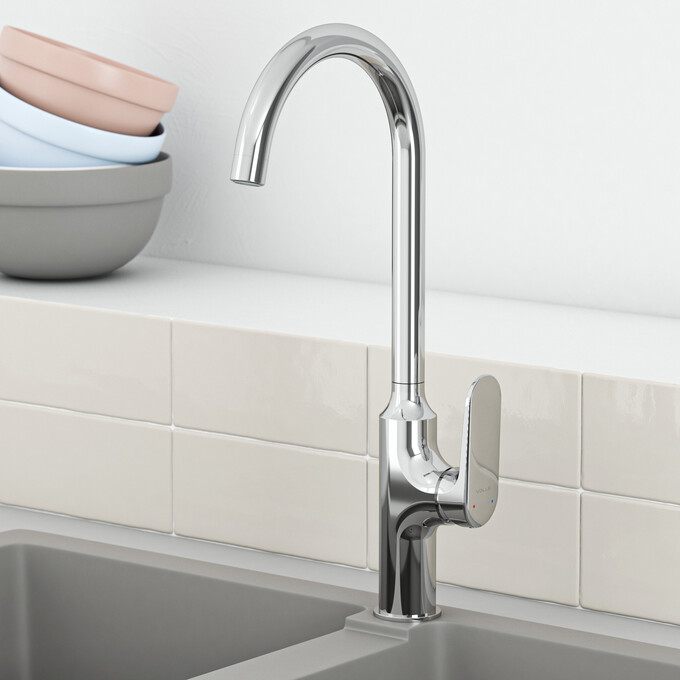 Смеситель для кухни Volle Franco Chrome 1541.110101, фото 2