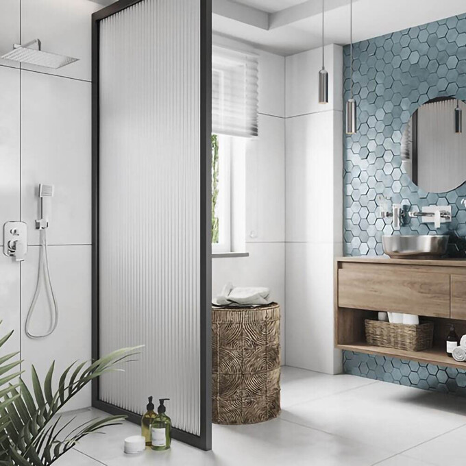 Душевая система Ferro Algeo Square Chrome BAQ7P-SET1-S (скрытого монтажа), фото 2