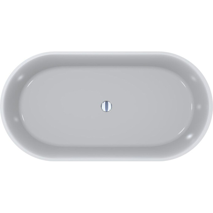 Мармурова ванна Miraggio Greenland Miramarble 8814302 (155x80 см, окремостояча), Доступні розміри: 155x80, Технологія виробництва: Miramarble, Колір виробника: білий глянець, фото , изображение 6