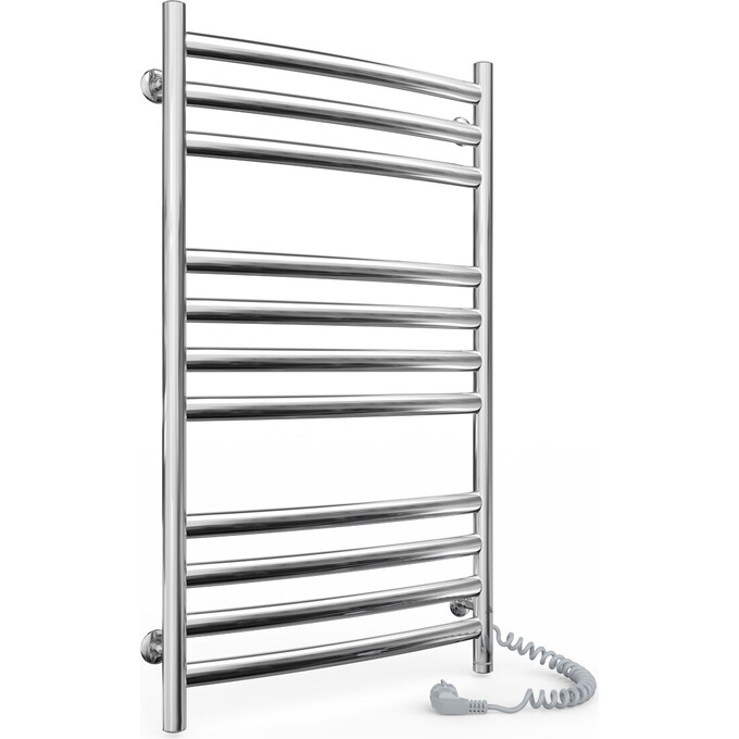 Электрический полотенцесушитель Laris Классик Премиум П11 S3 73207805 (500x900, хром/белый/черный/золото/бронза, правый, сенсорный, с таймером), фото 