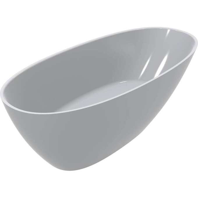 Мраморная ванна Miraggio Melbourne Miramarble 0001488 (168x76 см, отдельностоящая), Технология производства: Miramarble, Цвет производителя: белый глянец, фото 