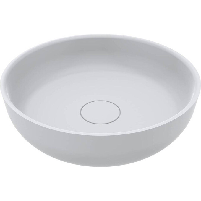 Раковина Miraggio Moon Miramarble Matt 0000675 (40 см, біла матова, чаша), Технологія виробництва: Miramarble Matt, Колір виробника: білий матовий, фото 