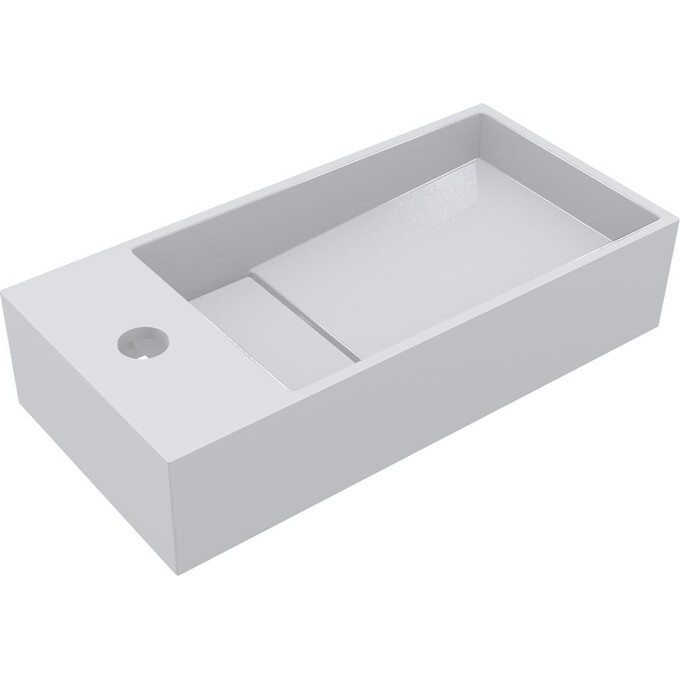 Умивальник Miraggio Toni 450 Miramarble 8814584 (45x22 см), Доступні розміри: 45 x 22, Технологія виробництва: Miramarble, фото 