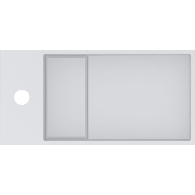 Умивальник Miraggio Toni 450 R Mirasoft 8814212 (45x22 см, білий матовий), Доступні розміри: 45 x 22 R, Технологія виробництва: Mirasoft Technology, фото , изображение 3