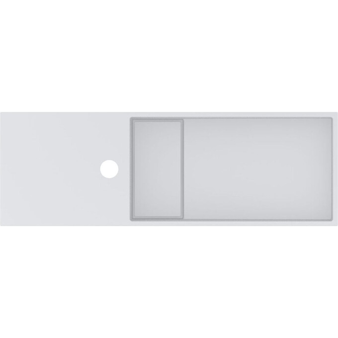 Умивальник Miraggio Toni 650 Mirasoft 8814589 (65x22 см, білий матовий, з крилом), Доступні розміри: 65 x 22, Технологія виробництва: Mirasoft Technology, фото , изображение 3