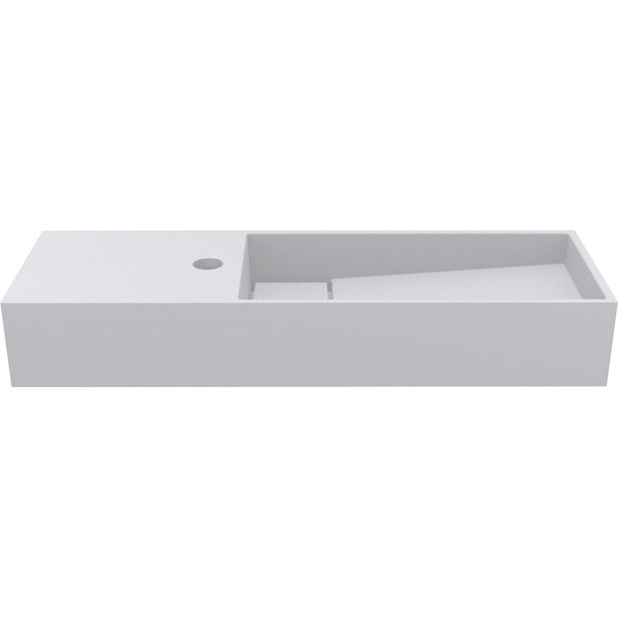 Умивальник Miraggio Toni 650 Mirasoft 8814589 (65x22 см, білий матовий, з крилом), Доступні розміри: 65 x 22, Технологія виробництва: Mirasoft Technology, фото , изображение 2