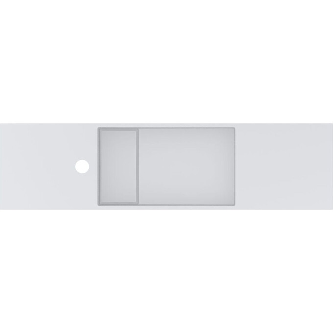 Умивальник-стільниця Miraggio Toni 850 R Mirasoft 8814195 (85x22 см, білий матовий, з крилом), Доступні розміри: 85 x 22 R, Технологія виробництва: Mirasoft Technology, фото , изображение 3