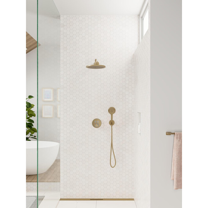 Лейка для душа Hansgrohe Raindance Select S 120 Brushed Bronze 26530140 (брашированная бронзовая, трехрежимная), Цвет производителя: брашированная бронза, фото 4