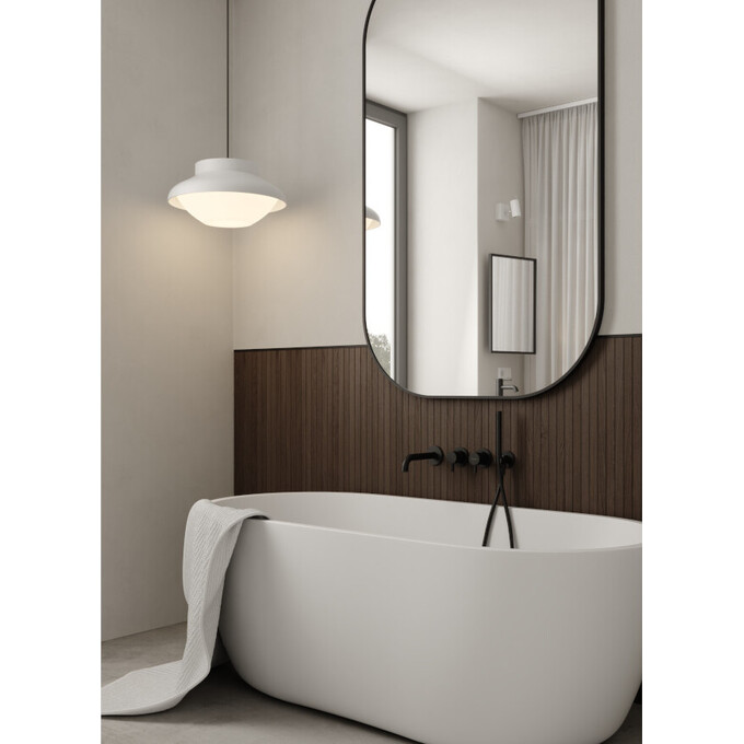 Смеситель скрытого монтажа для ванны Kohlman Axel Black QW260AB+QW230RB (черный, с лейкой и шлангом, внутренняя часть в комплекте), Цвет производителя: черный, фото 2